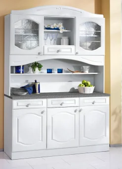 Outlet BADER Buffetschrank mit profilierter Front WEISS