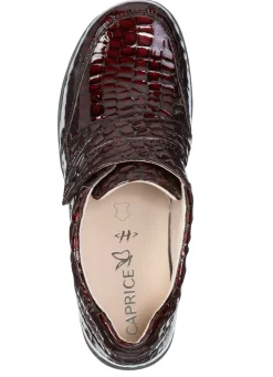 Online CAPRICE , elegante Damen-Slipper, Weite H, mit herausnehmbarem Fußbett BURGUND