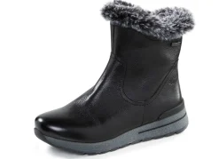 Clearance CAPRICE , gefütterte Damen-Stiefeletten, Winterschuhe, Weite H, mit herausnehmbarem Fußbett SCHWARZ