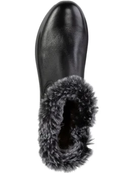 Clearance CAPRICE , gefütterte Damen-Stiefeletten, Winterschuhe, Weite H, mit herausnehmbarem Fußbett SCHWARZ