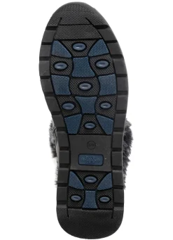 Clearance CAPRICE , gefütterte Damen-Stiefeletten, Winterschuhe, Weite H, mit herausnehmbarem Fußbett SCHWARZ