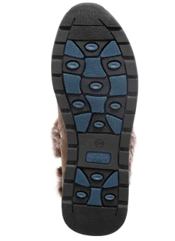 Discount CAPRICE , gefütterte Damen-Stiefeletten, Winterschuhe, Weite H, mit herausnehmbarem Fußbett TAUPE