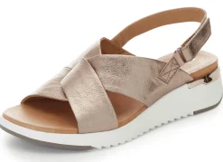 Outlet BADER Caprice Sandale aus Nappaleder BRONZE
