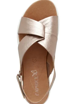 Outlet BADER Caprice Sandale aus Nappaleder BRONZE