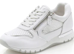 Outlet CAPRICE , schicke Damen-Sneaker, Weite H, mit herausnehmbarem Fußbett WEISS
