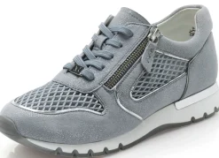 CAPRICE , schicke Damen-Sneaker, Weite H, mit herausnehmbarem Fußbett JEANS