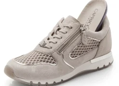 Sale CAPRICE , schicke Damen-Sneaker, Weite H, mit herausnehmbarem Fußbett TAUPE
