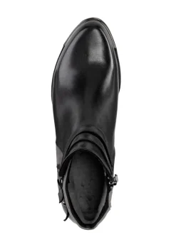 Outlet CAPRICE , schicke Damen-Stiefeletten, Weite G, mit herausnehmbarer Decksohle SCHWARZ-GRAU