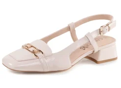 Outlet CAPRICE Sling-Pumps mit Metallschmuck ECRU