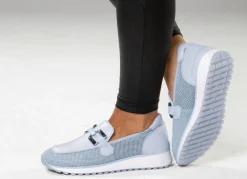 BADER Caprice Slipper mit Zierspange PASTELLBLEU