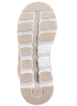 Best CAPRICE , sportliche Damen-Sneaker, Weite G, mit herausnehmbarem Fußbett SAND