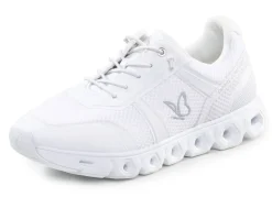 Clearance CAPRICE , sportliche Damen-Sneaker, Weite G, mit herausnehmbarem Fußbett WEISS