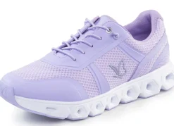 CAPRICE , sportliche Damen-Sneaker, Weite G, mit herausnehmbarem Fußbett FLIEDER