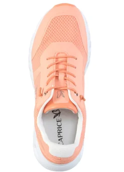 Clearance CAPRICE , sportliche Damen-Sneaker, Weite G, mit herausnehmbarem Fußbett PFIRSICH