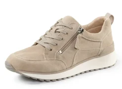 New BADER Caprice, trendige Damen-Sneaker, Weite G, mit herausnehmbarem Fußbett BEIGE