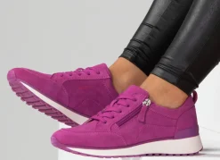 Clearance BADER Caprice, trendige Damen-Sneaker, Weite G, mit herausnehmbarem Fußbett PINK