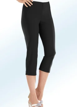 Online KLAUS MODELLE MADE IN GERMANY Caprihose in 14 Farben SCHWARZ