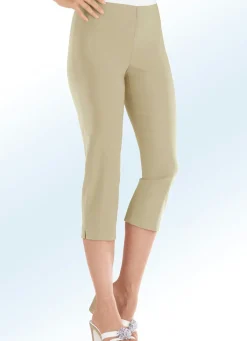 Online KLAUS MODELLE MADE IN GERMANY Caprihose in 14 Farben BEIGE