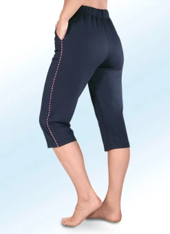 New PLANTIER Caprihose mit bequemem Dehnbund MARINE
