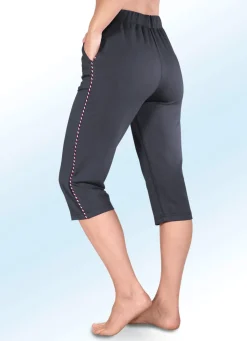 Online PLANTIER Caprihose mit bequemem Dehnbund ANTHRAZIT