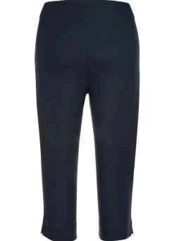 Outlet BADER Caprihose mit komfortablem Dehnbund MARINE
