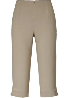Discount BADER Caprihose mit komfortablem Dehnbund TAUPE