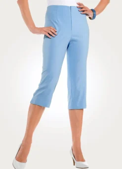 Hot BADER Caprihose mit komfortablem Dehnbund HELLBLAU