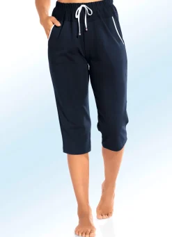 Sale BADER Caprihose mit Zierband MARINE