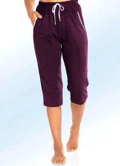Clearance BADER Caprihose mit Zierband BROMBEERE