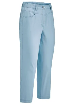 BADER Caprihose in 4-Pocket-Form HELLBLAU