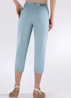 BADER Caprihose in 4-Pocket-Form HELLBLAU