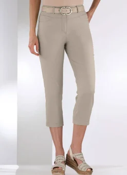 Online BADER Caprihose in 4-Pocket-Form SAND