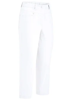 Discount BADER Caprihose in 4-Pocket-Form WEISS