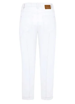 Discount BADER Caprihose in 4-Pocket-Form WEISS