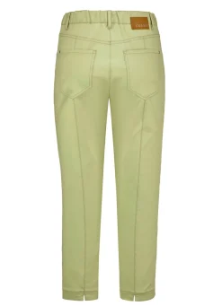 Outlet BADER Caprihose in 4-Pocket-Form LINDGRÜN