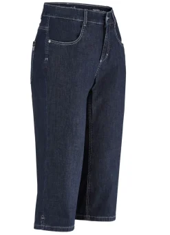 Best BADER Capri-Jeans DUNKELBLAU