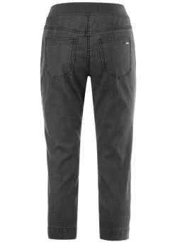 Clearance BADER Caprijeans mit Strasssteinchenzier SCHWARZ