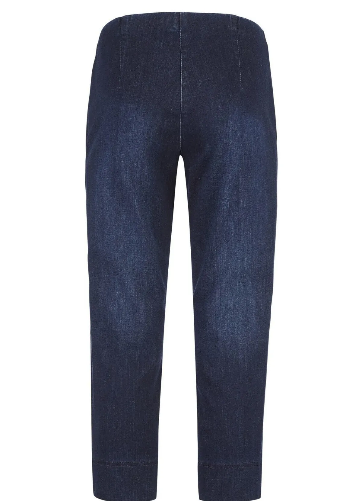 Hot COSMA Capri-Jeans mit streckenden Biesen DUNKELBLAU