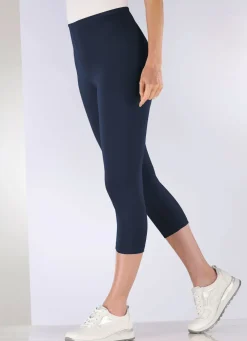 Outlet KLAUS MODELLE MADE IN GERMANY Capri-Leggings MARINE