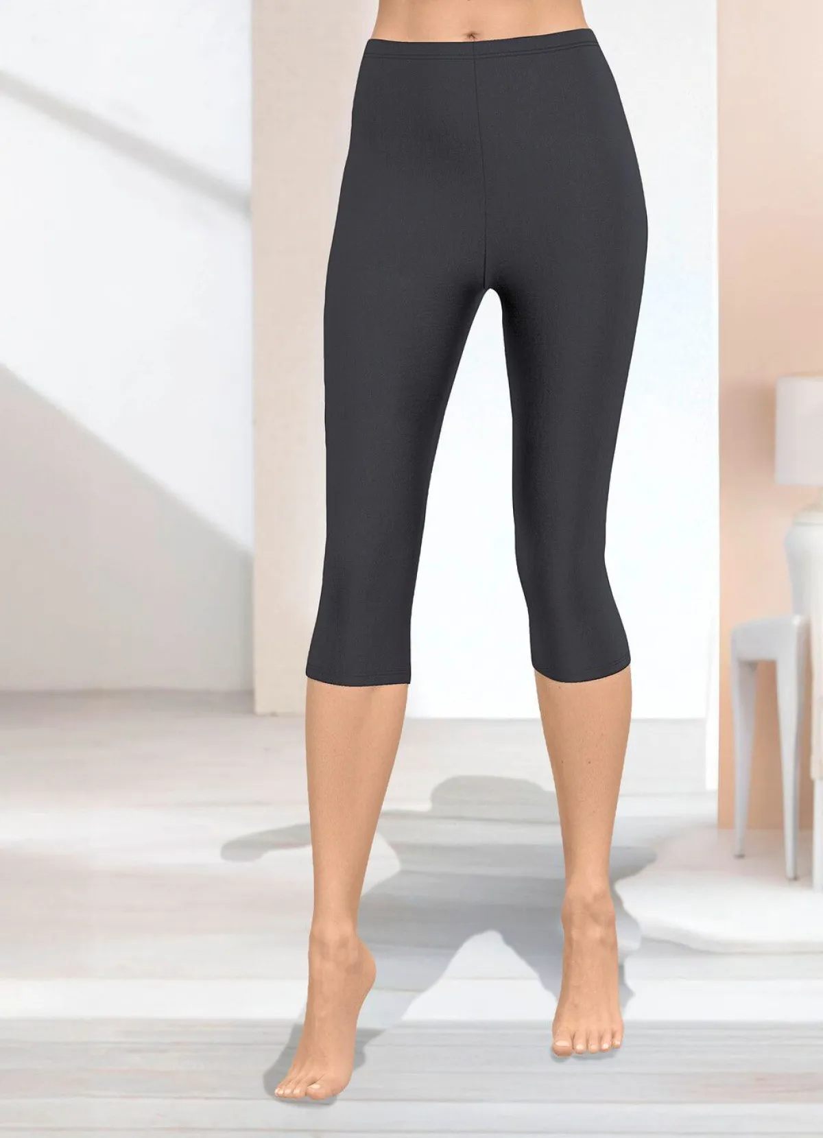 Discount KLAUS MODELLE MADE IN GERMANY Capri-Leggings in Schlupfform ANTHRAZIT