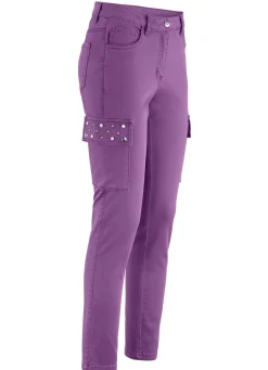 Discount BADER Cargohose in 5-Pocket-Form LAVENDEL