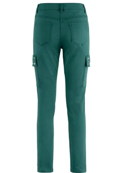 Best BADER Cargohose in 5-Pocket-Form FLASCHENGRÜN