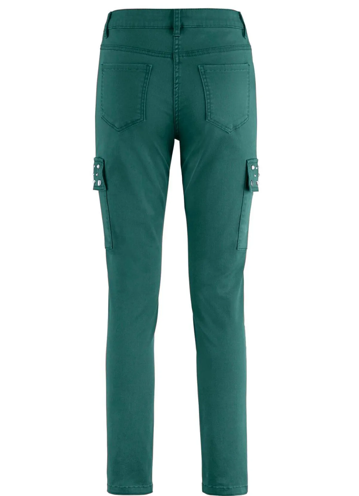 Best BADER Cargohose in 5-Pocket-Form FLASCHENGRÜN
