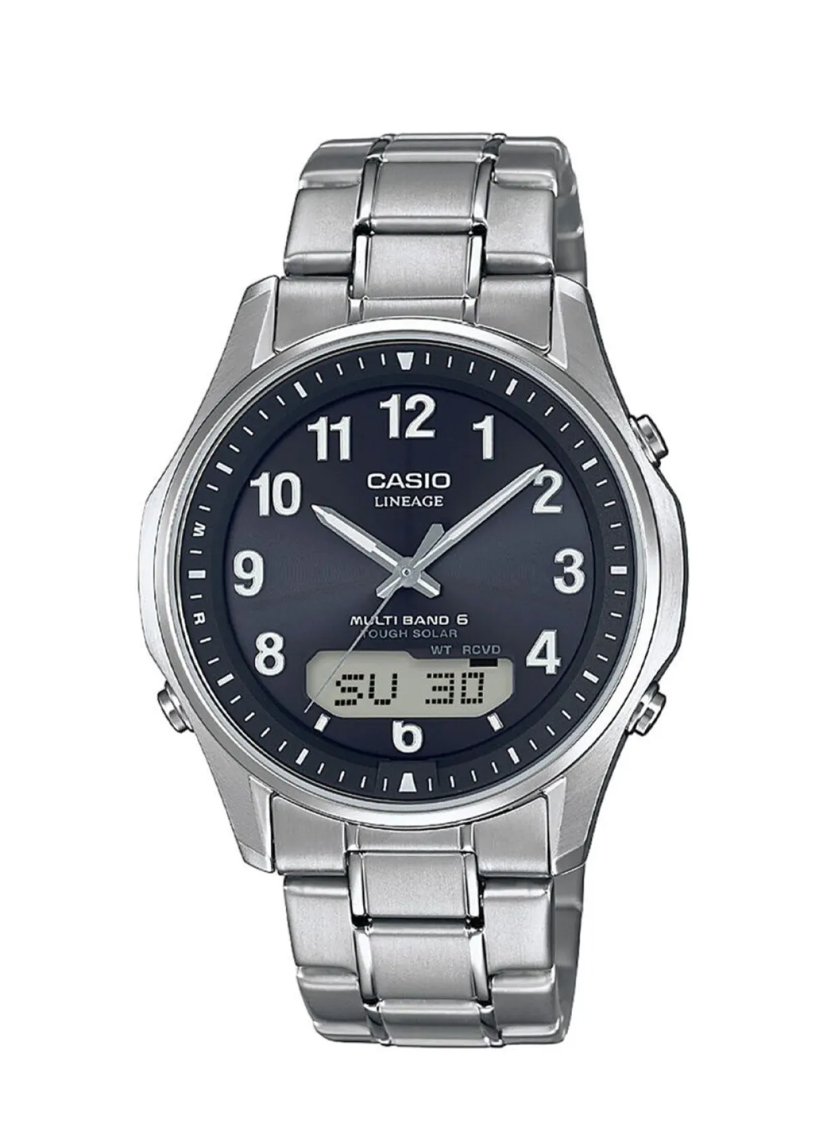 CASIO Herrenuhr mit Titanbandgehäuse
