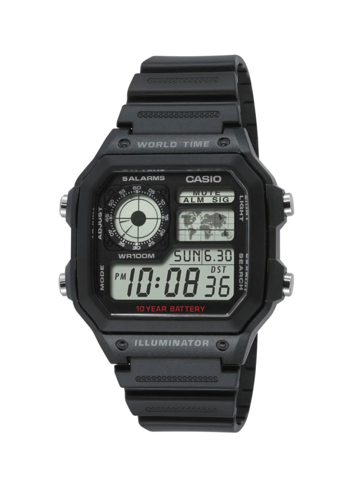 Outlet CASIO Illuminator Digital-Herrenuhr