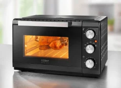 New CASO Backofen T020 – spart Zeit und Energie SCHWARZ
