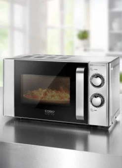 Best CASO Mikrowelle M20 Ecostyle Pro SCHWARZ-EDELSTAHL