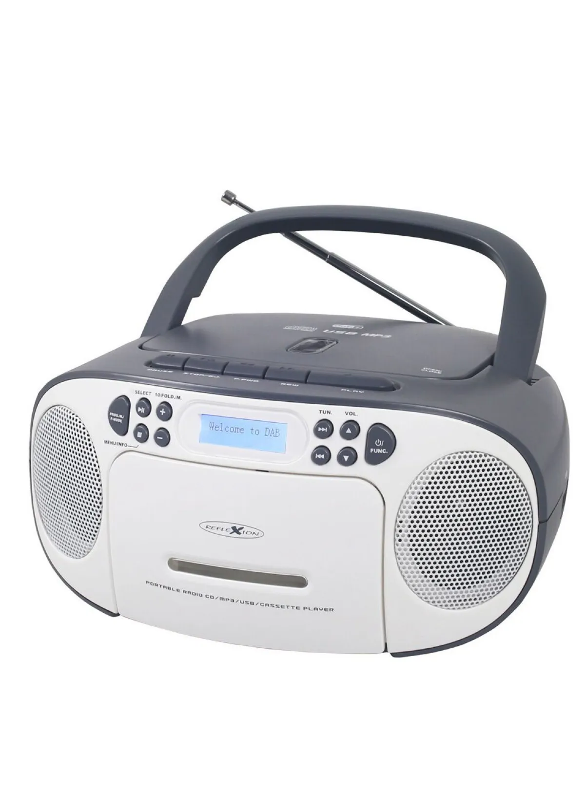 Sale BADER CD-Boombox DAB+ WEISS-GRAU