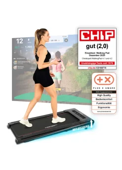 Best BADER Christopeit Walking Pad 4.1/4.2 SCHWARZ