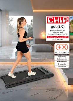 Best BADER Christopeit Walking Pad 4.1/4.2 SCHWARZ